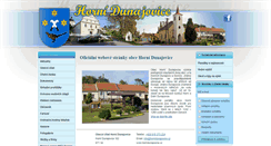 Desktop Screenshot of hornidunajovice.cz